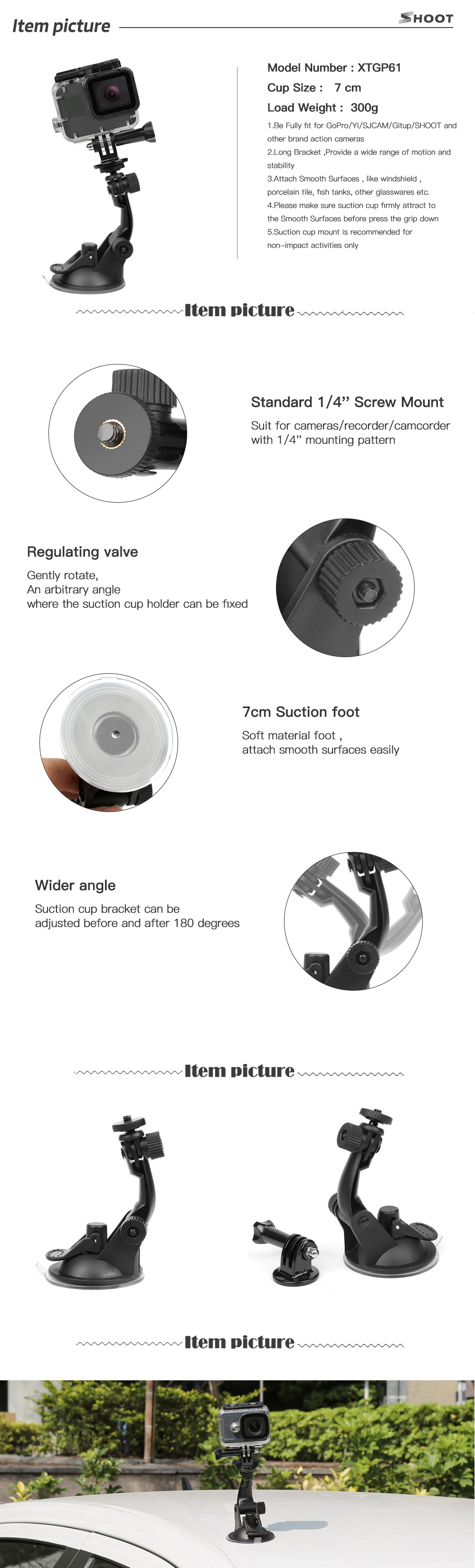 Gopro Suction Cup